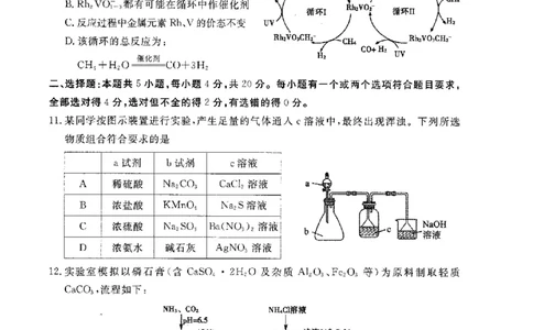化学试题公众号：一枚试卷君_05高考化学_高考模拟题_新高考_山东省聊城市2023届高三下学期第一次高考模拟考试化学_山东省聊城市2023届高三下学期第一次高考模拟考试化学