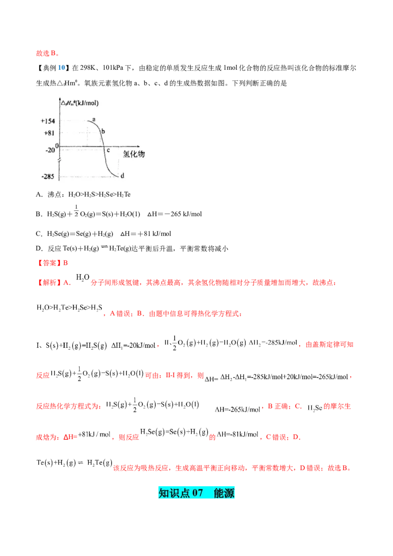 知识清单18++化学能与热能-口袋书2024年高考化学一轮复习知识清单_05高考化学_2024年新高考资料_1.2024一轮复习_2024年高考化学一轮复习知识清单