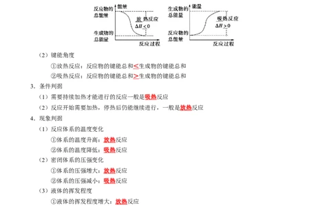 知识清单18++化学能与热能-口袋书2024年高考化学一轮复习知识清单_05高考化学_2024年新高考资料_1.2024一轮复习_2024年高考化学一轮复习知识清单