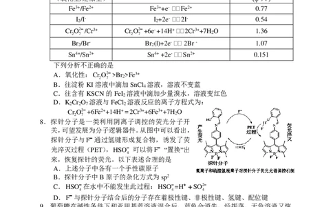 湖南省常德市2022-2023学年高三下学期高考模拟考试化学公众号：一枚试卷君_05高考化学_高考模拟题_新高考_2023届湖南省常德市高三下学期3月模拟考试化学