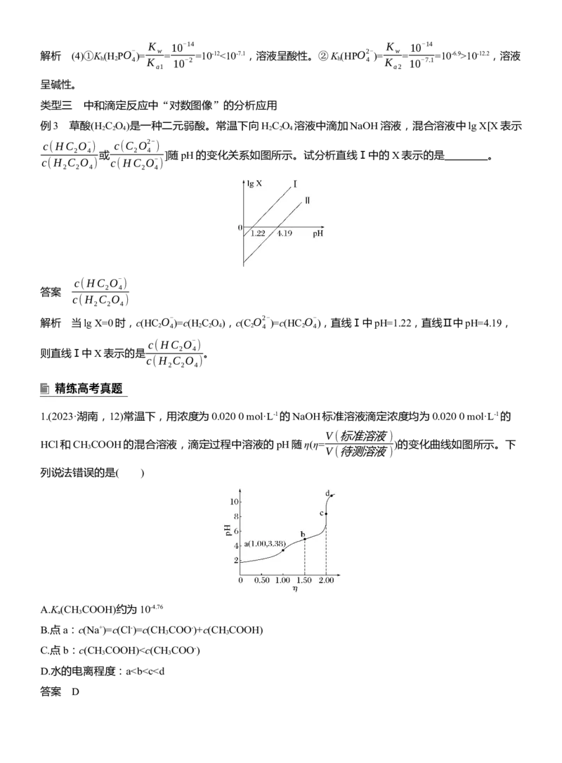 专题六　选择题专攻2　溶液中的离子浓度关系与滴定曲线分析淘宝店：红太阳资料库_05高考化学_2025年新高考资料_二轮复习_2025年高考化学大二轮_2025化学二轮复习_625