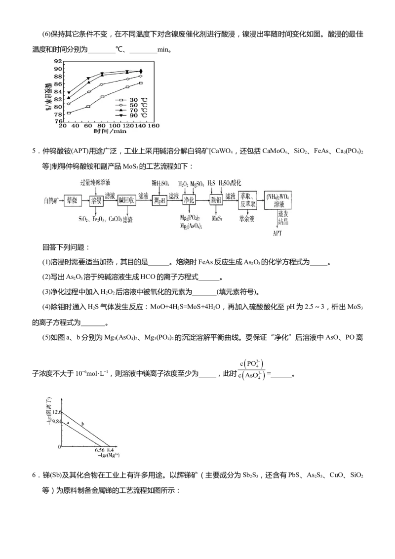 原创（新高考）2021届高考二轮精品专题十化学工艺流程学生版_05高考化学_新高考复习资料_2021新高考资料_2021届（新高考）化学二轮精品专题