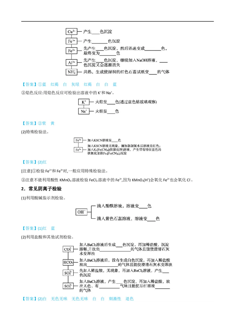 升级版微专题43常见物质的分离、提纯和鉴别-备战2024年高考化学考点微专题（解析版）(全国版)_05高考化学_新高考复习资料_2024年新高考资料_一轮复习资料_教师版（含答案解析）