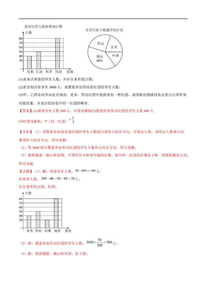 黄金卷1-赢在中考&middot;黄金8卷备战2023年中考数学全真模拟卷（广西专用）（解析版）_初中数学人教版_9下-初中数学人教版_10中考模拟卷