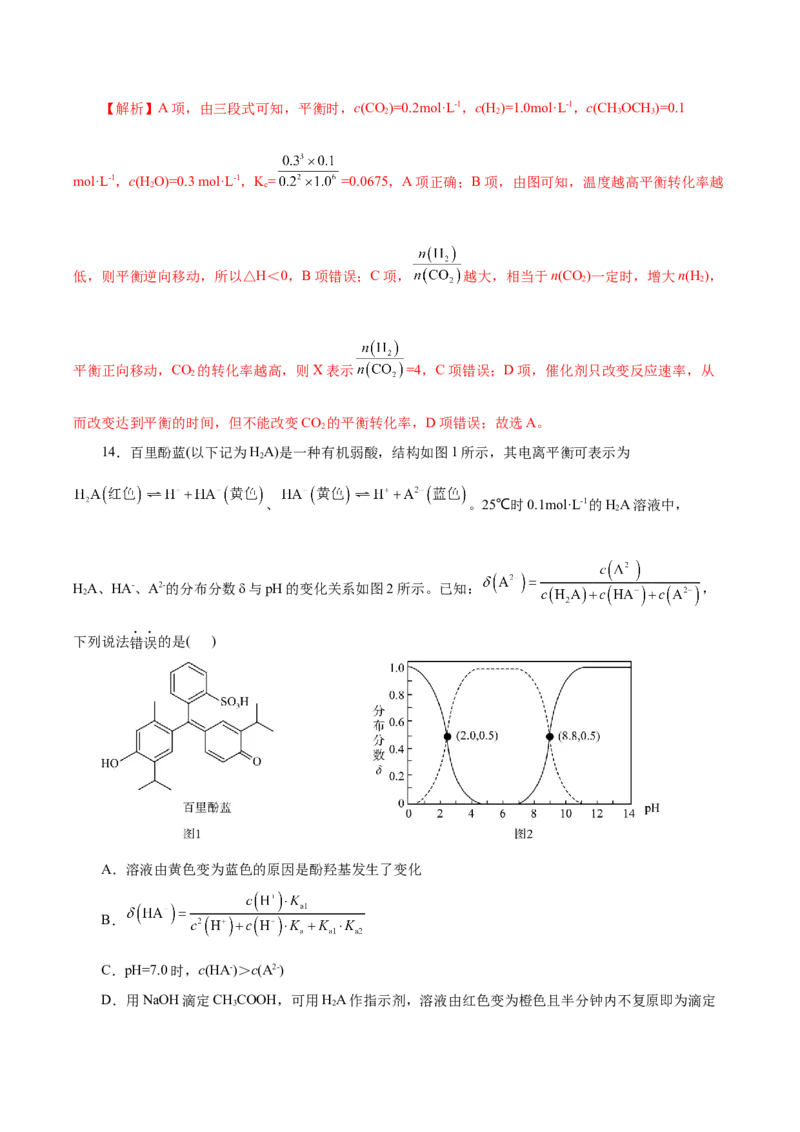 信息必刷卷05（云南专用）（解析版）_05高考化学_2025年新高考资料_2025考前信息卷_2025年高考化学考前信息必刷卷（云南专用）34334835