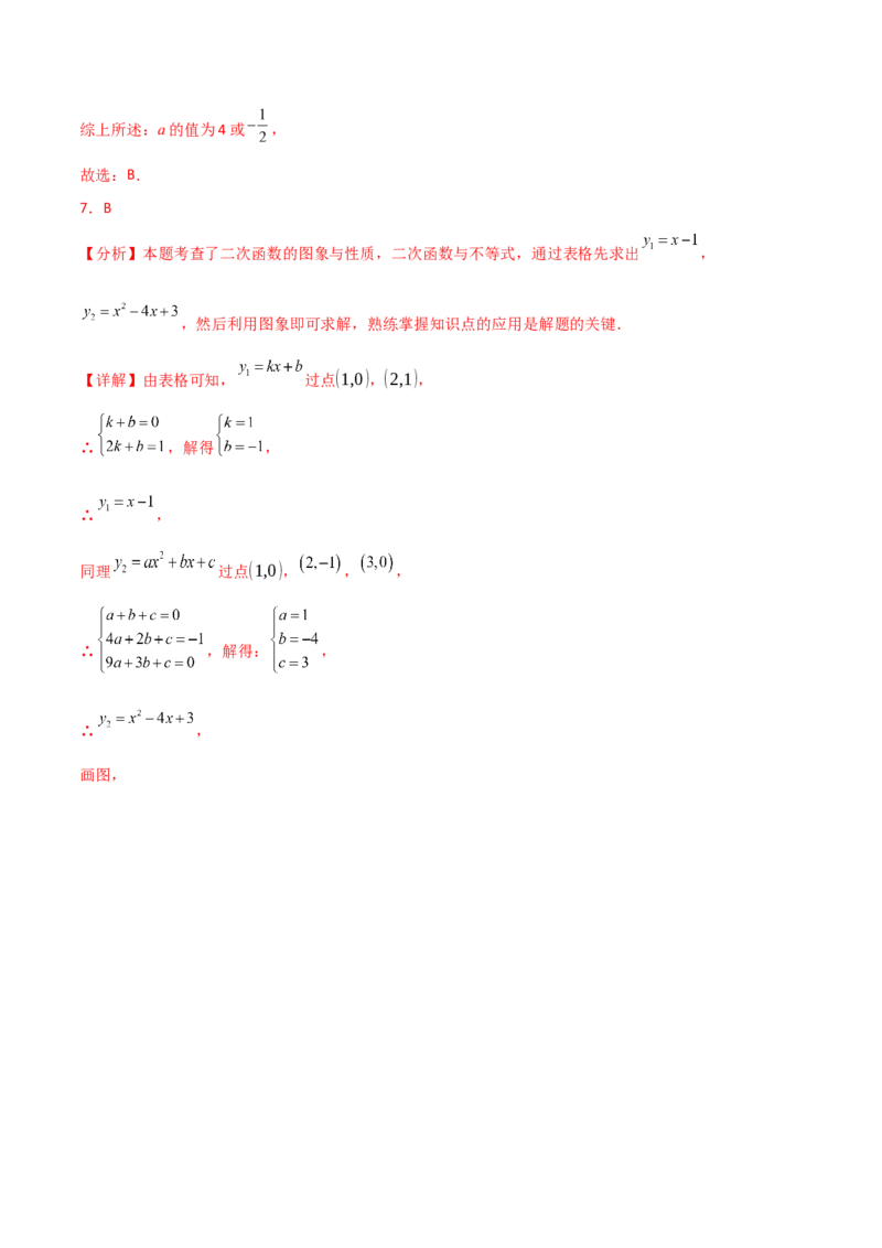 第22章二次函数（单元测试&middot;培优卷）-（人教版）_初中数学_九年级数学上册（人教版）_专题突破练习-V4_2025版