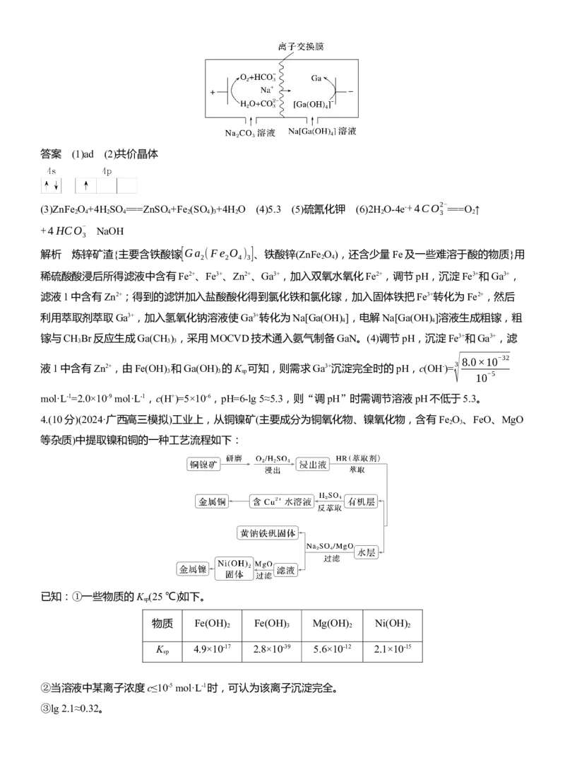 专题六　大题突破2　化工流程题的综合分析淘宝店：红太阳资料库_05高考化学_2025年新高考资料_二轮复习_2025年高考化学大二轮_2025化学二轮复习_专题六　水溶液中的离子平衡