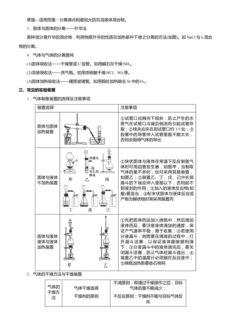 原创（新高考）2021届高考二轮精品专题五化学实验基础--实验装置操作与评价学生版_05高考化学_新高考复习资料_2021新高考资料_2021届（新高考）化学二轮精品专题