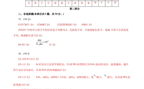 信息必刷卷02（北京专用）（参考答案）_05高考化学_2025年新高考资料_2025考前信息卷_2025年高考化学考前信息必刷卷（北京专用）34334505