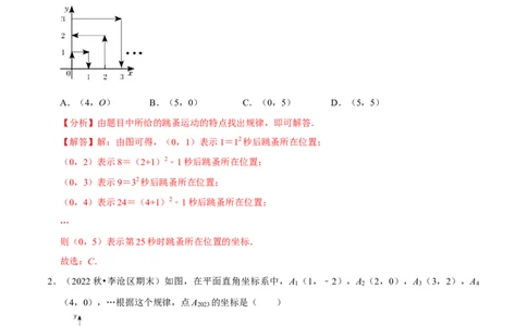 专题7.4坐标与规律变化专项提升训练-拔尖特训2023培优（解析版）人教版_初中数学人教版_7下-初中数学人教版_7下-初中数学人教版（旧版）赠送_07专项讲练
