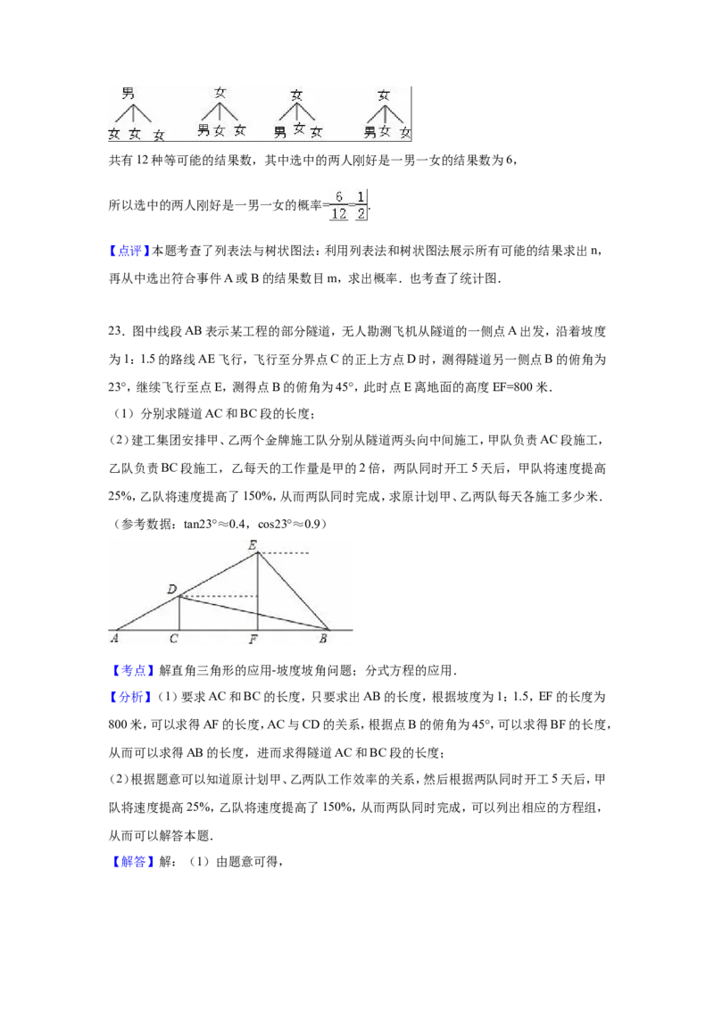 人教版九年级上期末数学试卷5含答案_初中数学人教版_9上-初中数学人教版_06习题试卷_4期末试卷_期末测试卷（第1套含答案）共18份