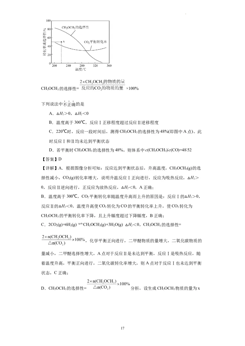 化学平衡图像分析（解析版）_05高考化学_新高考复习资料_2024年新高考资料_一轮复习资料_2024届高三化学一轮复习&mdash;专项训练