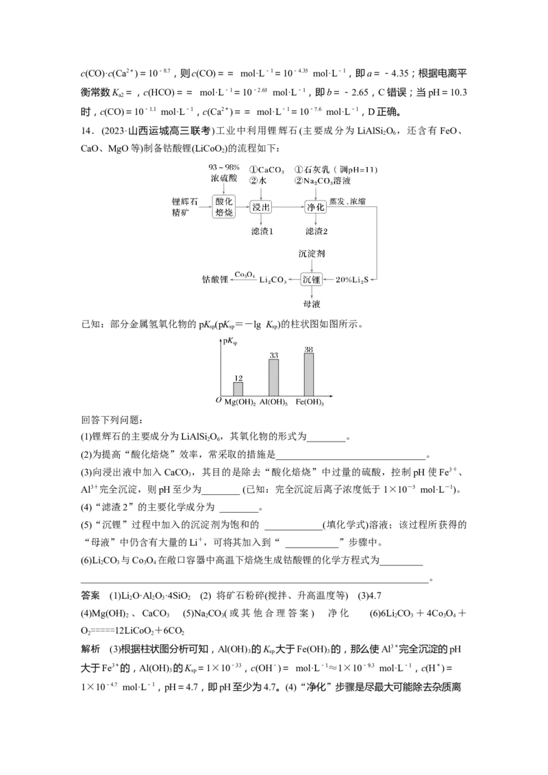 大单元四　第十二章　第58讲　沉淀溶解平衡图像的分析_05高考化学_2025年新高考资料_一轮复习_2025大一轮复习讲义+课件（完结）_2025大一轮复习讲义化学教师用书Word版文档全书