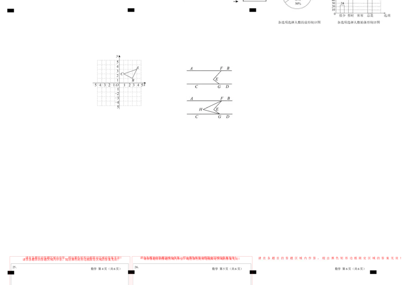 期末模拟卷02（人教版）（答题卡）A3版_初中数学人教版_7下-初中数学人教版_7下-初中数学人教版（旧版）赠送_06习题试卷_4期末试卷