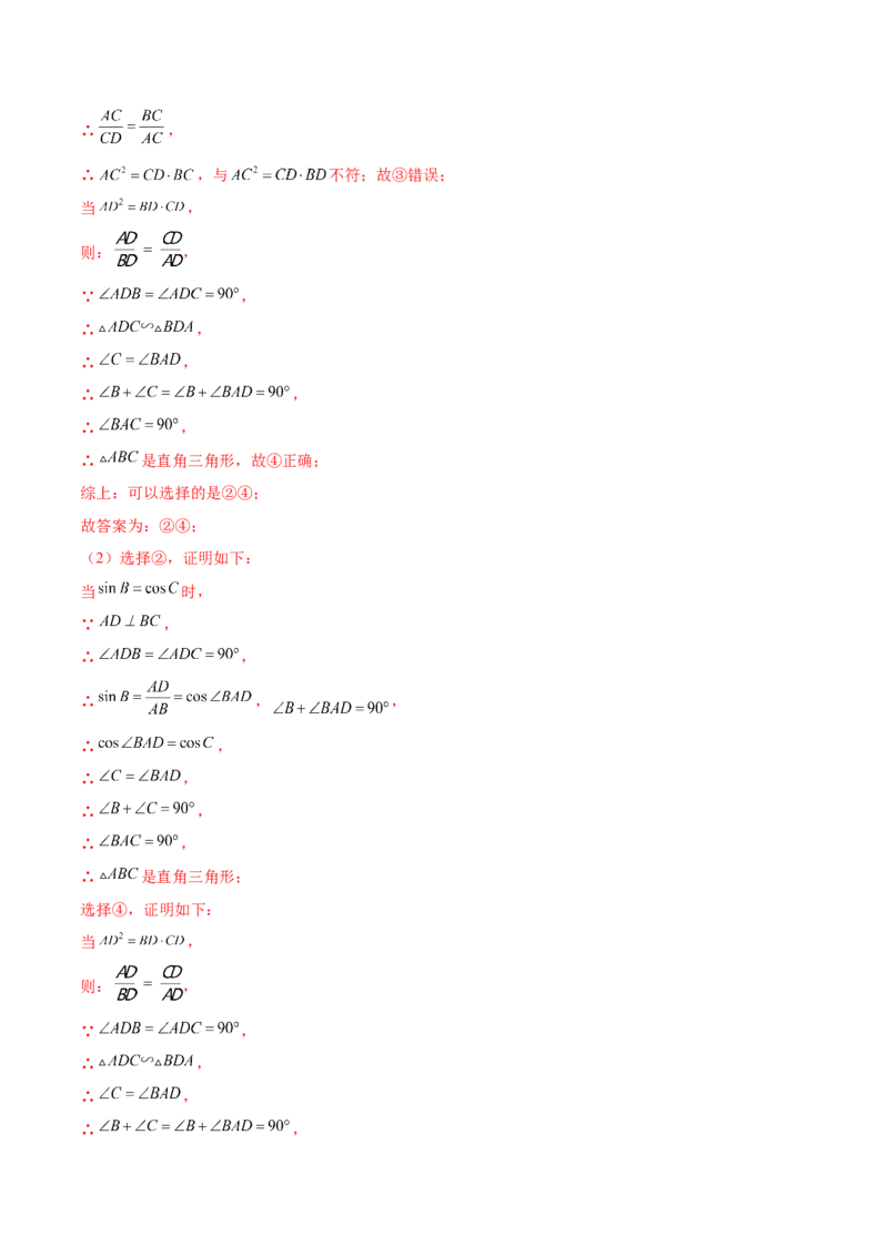 热点专题08锐角三角函数（10个热点）（解析版）_初中数学人教版_9下-初中数学人教版_07专项讲练_2023-2024学年九年级数学全册重难热点提升精讲与过关测试（人教版）