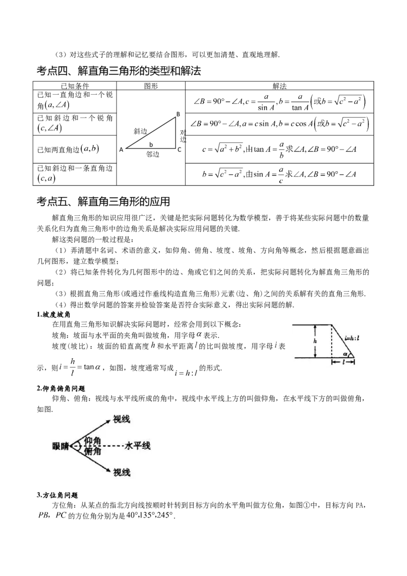 热点专题08锐角三角函数（10个热点）（解析版）_初中数学人教版_9下-初中数学人教版_07专项讲练_2023-2024学年九年级数学全册重难热点提升精讲与过关测试（人教版）
