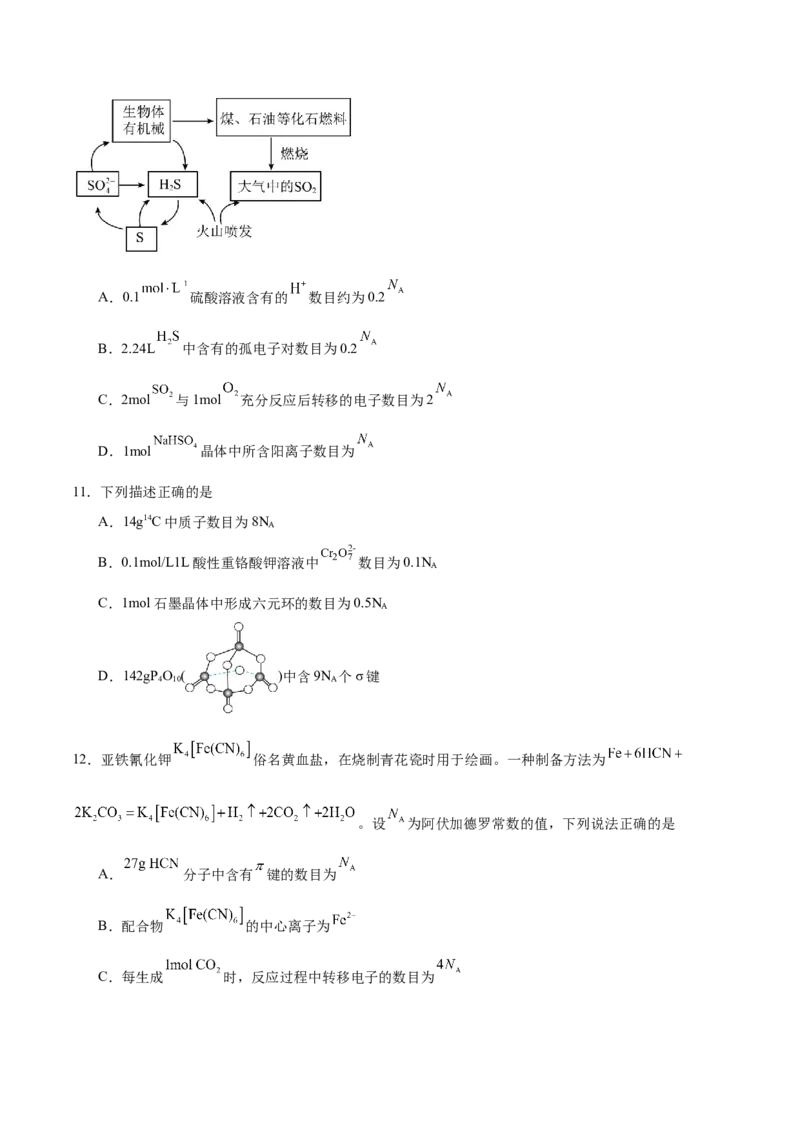 专题突破02物质的化学计量（原卷版）_05高考化学_新高考复习资料_2025年新高考资料_2025年高考化学一轮复习考点通关卷（江苏专用）3282033