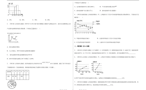 单元测试第十章数据的收集、整理与描述（A卷&middot;知识通关练）（考试版）_new_初中数学人教版_7下-初中数学人教版_7下-初中数学人教版（旧版）赠送_06习题试卷_2单元测试