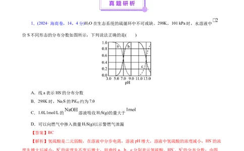 热点专项溶液中离子平衡的图像（解析版）_05高考化学_2025年新高考资料_二轮复习_上好课2025年高考化学二轮复习讲练测（新高考通用）3379109_主题三化学反应原理