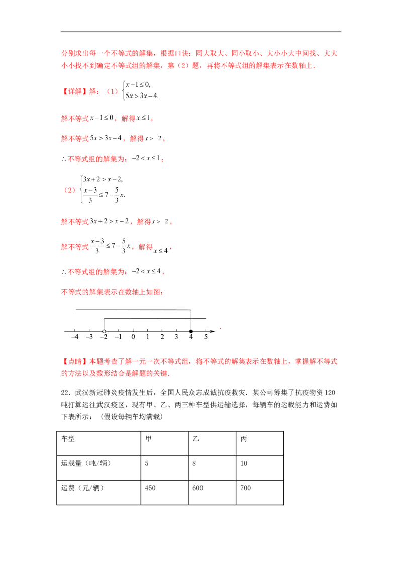 期末满分冲刺综合能力拔高卷（轻松拿满分）（解析版）_初中数学人教版_7下-初中数学人教版_7下-初中数学人教版（旧版）赠送_06习题试卷_4期末试卷