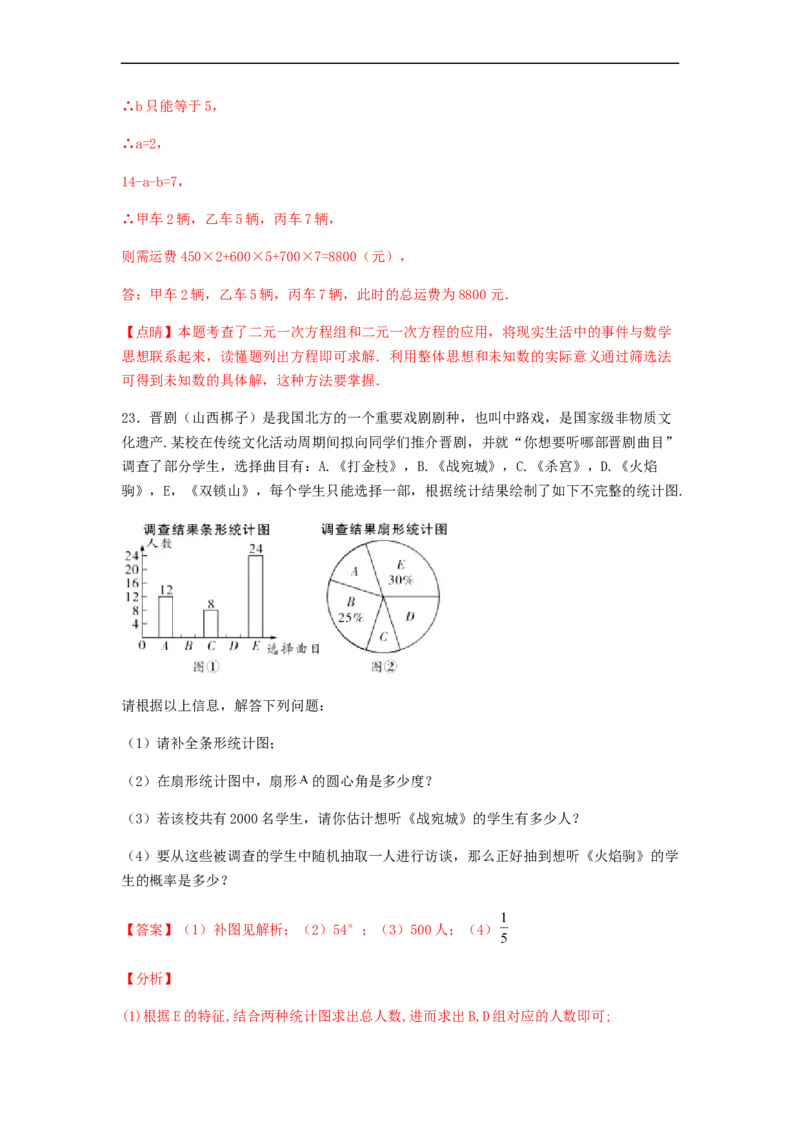 期末满分冲刺综合能力拔高卷（轻松拿满分）（解析版）_初中数学人教版_7下-初中数学人教版_7下-初中数学人教版（旧版）赠送_06习题试卷_4期末试卷