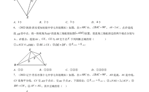 人教版八年级数学上学期期中压轴精选30题（原卷版）_初中数学人教版_8上-初中数学人教版_旧版_06习题试卷_6期中期末复习专题