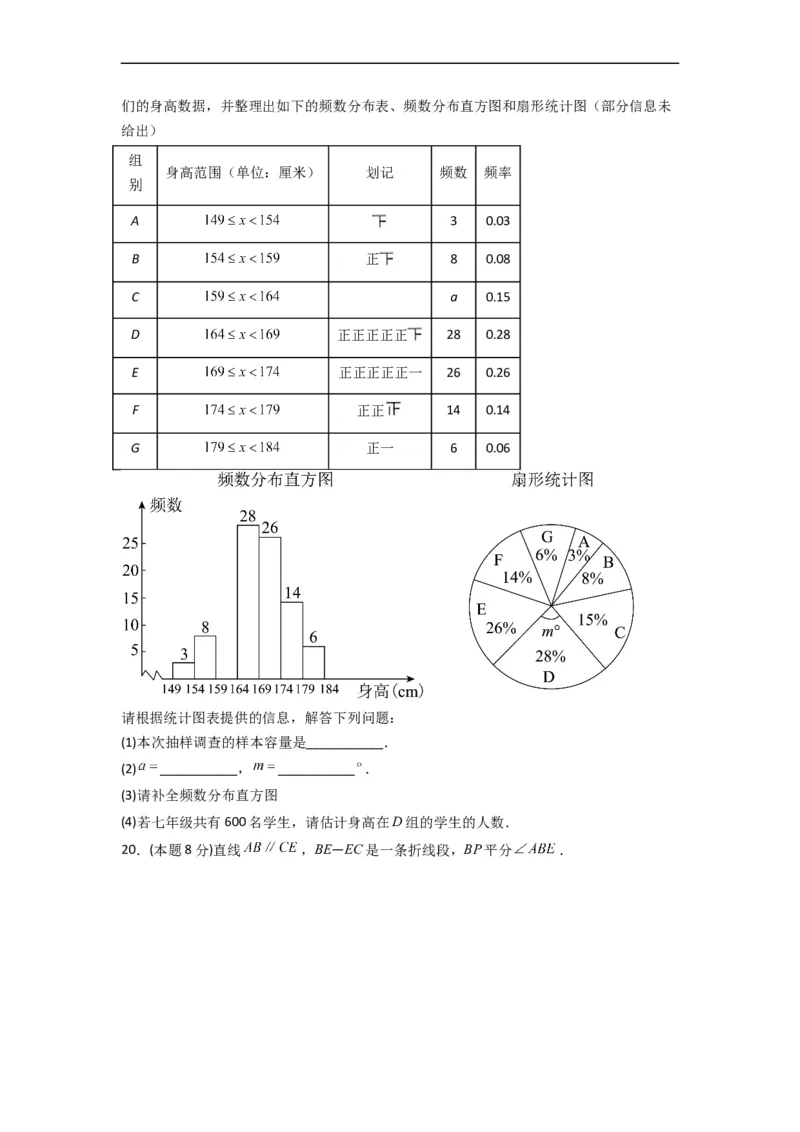 期末押题预测（培优压轴卷）（原卷版）_初中数学人教版_7下-初中数学人教版_7下-初中数学人教版（旧版）赠送_06习题试卷_4期末试卷