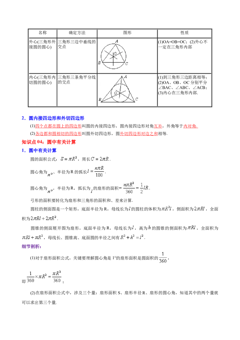 第24章圆（解析版）_初中数学人教版_9上-初中数学人教版_07专项讲练_培优方案九年级数学上册章节重点复习考点讲义（人教版）_第24章圆