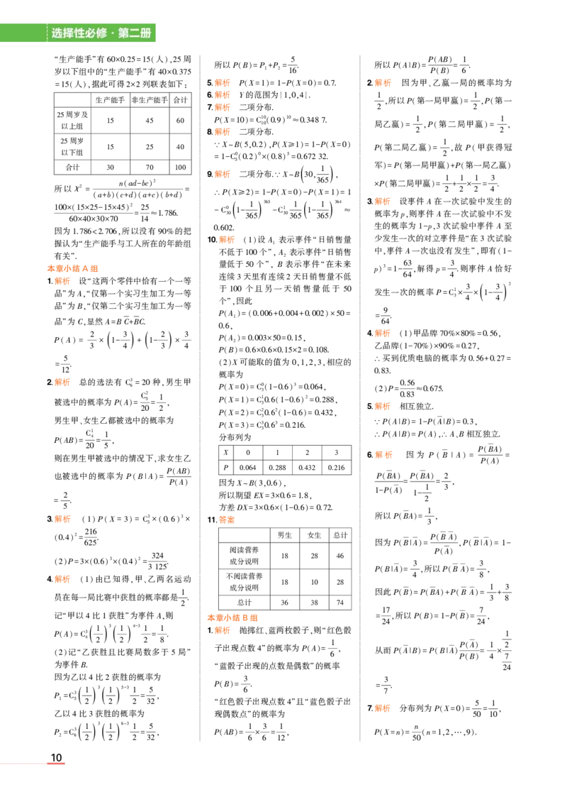1_24版高中同步新教材选择性必修第二册人教B版数学教材习题答案_高中全套电子教材及答案。_02高中教材参考答案_高中数学_人教B版