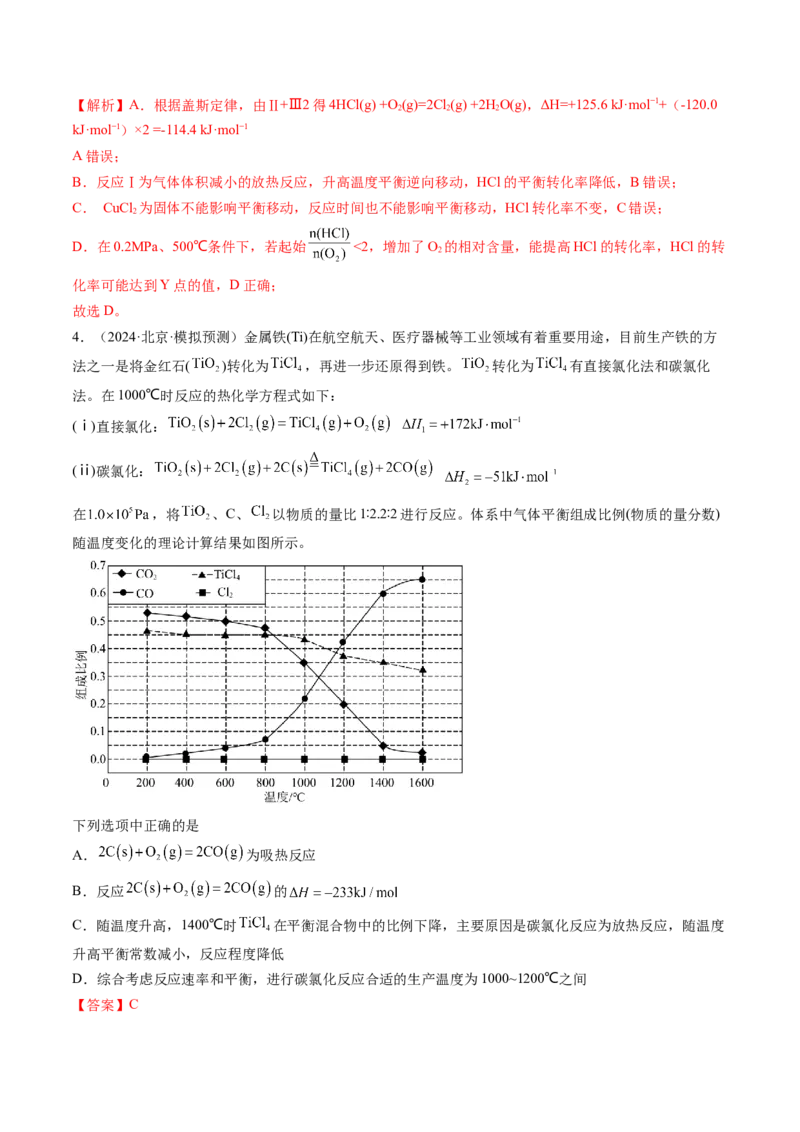 微考点化学反应速率与化学平衡图像（核心考点精讲精练）-备战2025年高考化学一轮复习考点帮（新高考通用）（解析版）_05高考化学_2025年新高考资料_一轮复习