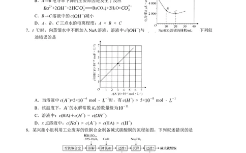 河北省衡水中学2022-2023学年高三上学期四调考试化学试题_05高考化学_高考模拟题_新高考