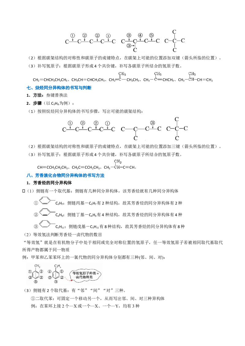 知识清单25有机化合物的结构特点与研究方法（解析版）_05高考化学_2025年新高考资料_一轮复习_上好课2025年高考化学一轮复习知识清单3246985