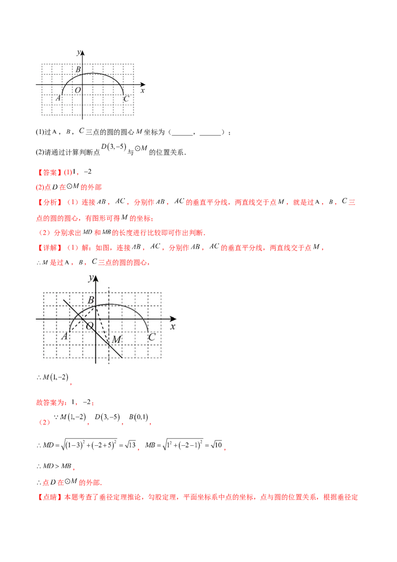 热点专题04圆（15个热点）（解析版）_初中数学人教版_9下-初中数学人教版_07专项讲练_2023-2024学年九年级数学全册重难热点提升精讲与过关测试（人教版）
