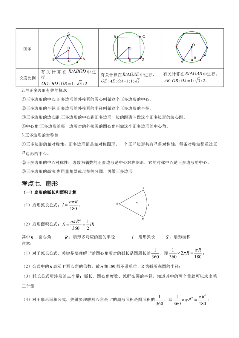 热点专题04圆（15个热点）（解析版）_初中数学人教版_9下-初中数学人教版_07专项讲练_2023-2024学年九年级数学全册重难热点提升精讲与过关测试（人教版）