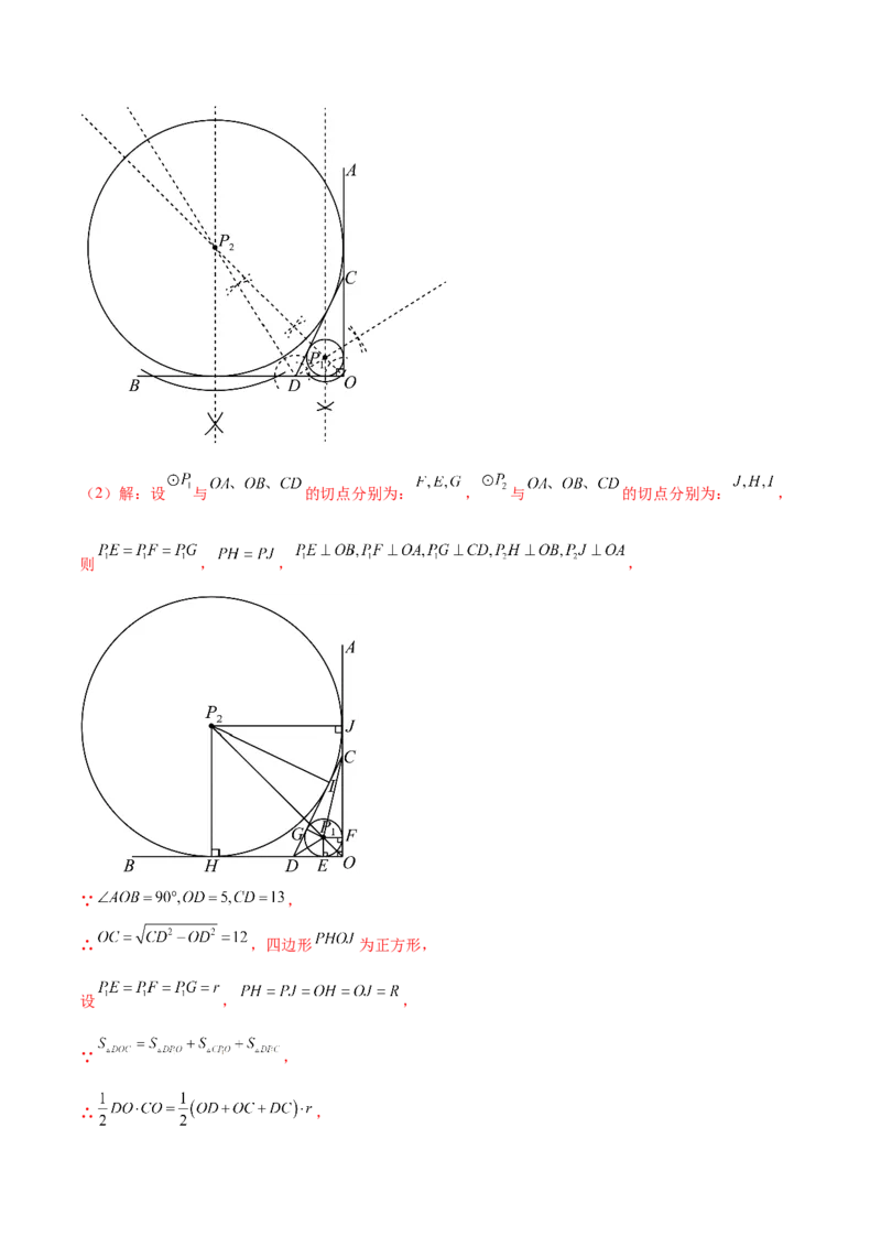 热点专题04圆（15个热点）（解析版）_初中数学人教版_9下-初中数学人教版_07专项讲练_2023-2024学年九年级数学全册重难热点提升精讲与过关测试（人教版）