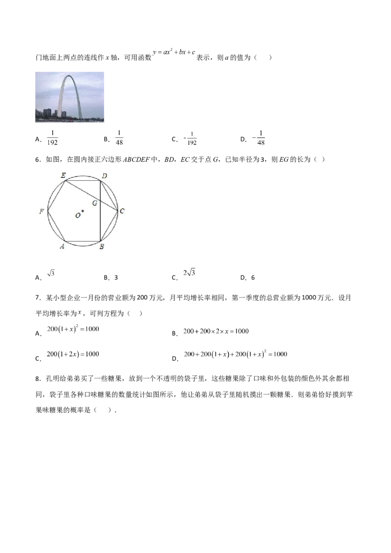 期末满分突破满分预测押题卷（轻松拿满分）（原卷版）_初中数学人教版_9上-初中数学人教版_06习题试卷_4期末试卷_期末满分突破满分预测押题卷（轻松拿满分）
