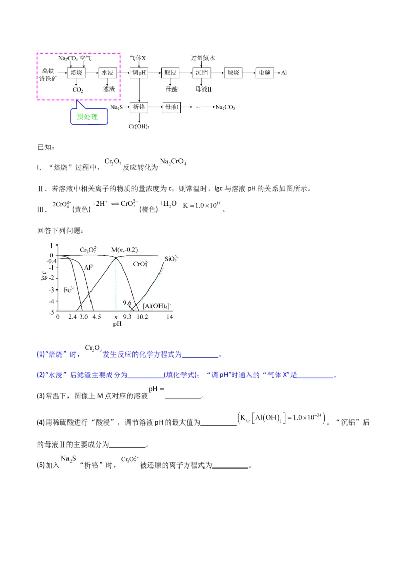 升级版微专题25化学工艺流程题-----原料的预处理（原卷版）(全国版)_05高考化学_新高考复习资料_2024年新高考资料_一轮复习资料_备战2024年高考化学一轮复习考点微专题