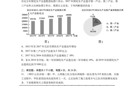第十章数据的收集、整理与描述（提分小卷）-单元测试（人教版）（原卷版）_初中数学人教版_7下-初中数学人教版_7下-初中数学人教版（旧版）赠送_06习题试卷_2单元测试