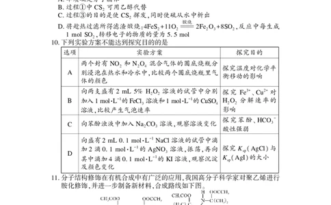 化学公众号：一枚试卷君_05高考化学_高考模拟题_新高考_湖南省邵阳市2023届高三下学期第二次联考（二模）化学试卷_湖南省邵阳市2023届高三下学期第二次联考（二模）化学试卷