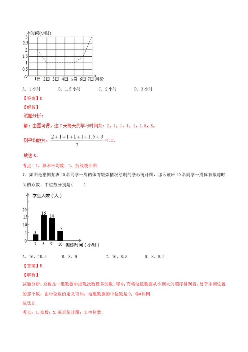 第20章数据的分析（A卷）_初中数学人教版_八年级数学下册_保存转存之后查看(1)_8下-初中数学人教版（2026春新版持续更新）_旧版-可参考_06习题试卷_2单元测试_单元测试（第2套）