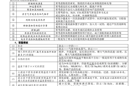 微专题突破6无机化工流程题透视（学案）（学生版）_05高考化学_2025年新高考资料_二轮复习_2025年高考化学二轮复习重点微专题突破学案（新高考专用）3419182