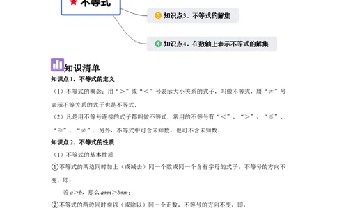 第08讲不等式（4个知识点+4种题型+强化训练）（教师版）_初中数学_七年级数学下册（人教版）_常见题型通关讲解练-V3