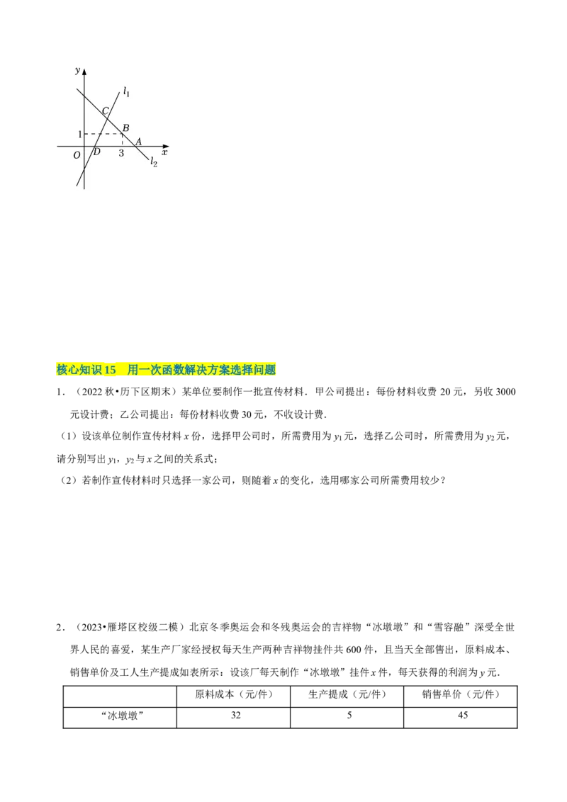第19章一次函数（A卷&middot;知识通关练）（原卷版）_new_初中数学人教版_八年级数学下册_保存转存之后查看(1)_8下-初中数学人教版（2026春新版持续更新）_旧版-可参考_06习题试卷_2单元测试