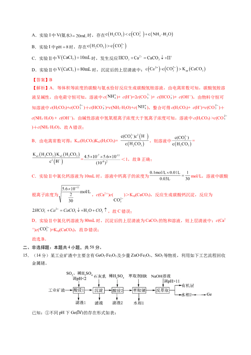 信息必刷卷01（重庆专用）（解析版）_05高考化学_2025年新高考资料_2025考前信息卷_2025年高考化学考前信息必刷卷（重庆专用）3442867