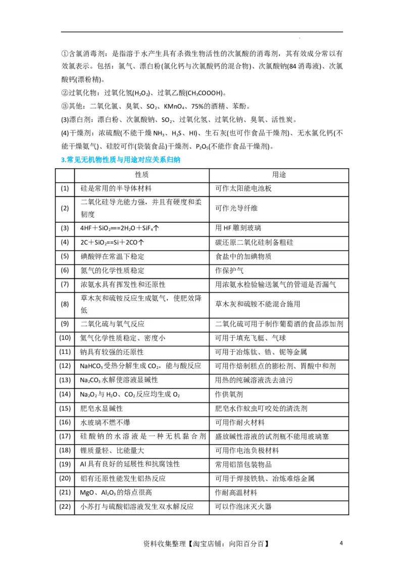 升级版微专题02化学与STSE（解析版）(全国版)_05高考化学_新高考复习资料_2024年新高考资料_一轮复习资料_备战2024年高考化学一轮复习考点微专题_教师版（含答案解析）