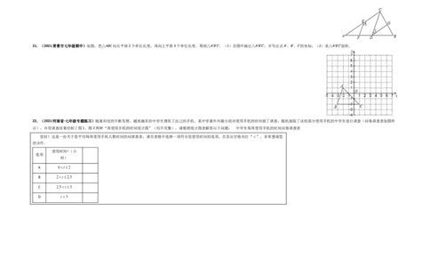 期末押题卷-单元测试（人教版）（考试版）_初中数学人教版_7下-初中数学人教版_7下-初中数学人教版（旧版）赠送_06习题试卷_4期末试卷_期末押题卷-（人教版）