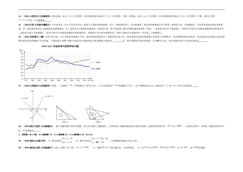 期末押题卷-单元测试（人教版）（考试版）_初中数学人教版_7下-初中数学人教版_7下-初中数学人教版（旧版）赠送_06习题试卷_4期末试卷_期末押题卷-（人教版）