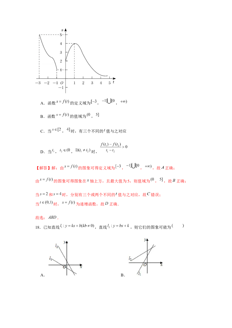 跟踪训练07函数图象（解析版）_2.2025数学总复习_2024年新高考资料_3.2024专项复习_更新中2024年新高考数学一轮复习之题型归纳与重难专题突破提升（新高考专用）_第二章基本初等函数