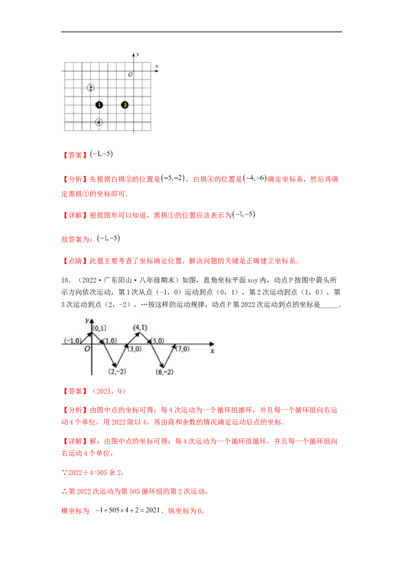单元测试第七章平面直角坐标系（夯实基础培优卷）（解析版）_初中数学人教版_7下-初中数学人教版_7下-初中数学人教版（旧版）赠送_06习题试卷_2单元测试_单元测试（第5套）