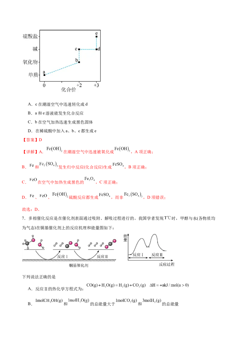 信息必刷卷01（陕西、山西、宁夏、青海专用）（解析版）_05高考化学_2025年新高考资料_2025考前信息卷_2025年高考化学考前信息必刷卷（陕西、山西、宁夏、青海专用）34342235